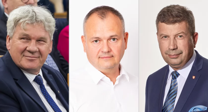 od lewej: Robert Mamątow, Grzegorz Nowosielski i Mirosław Augustyniak