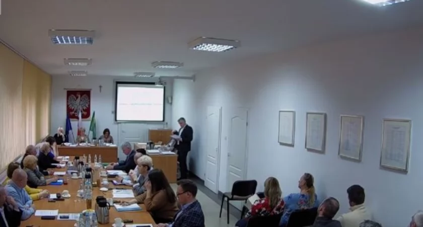 Fot. poglądowe, UG Zatory, zrzut ekranu z transmisji sesji