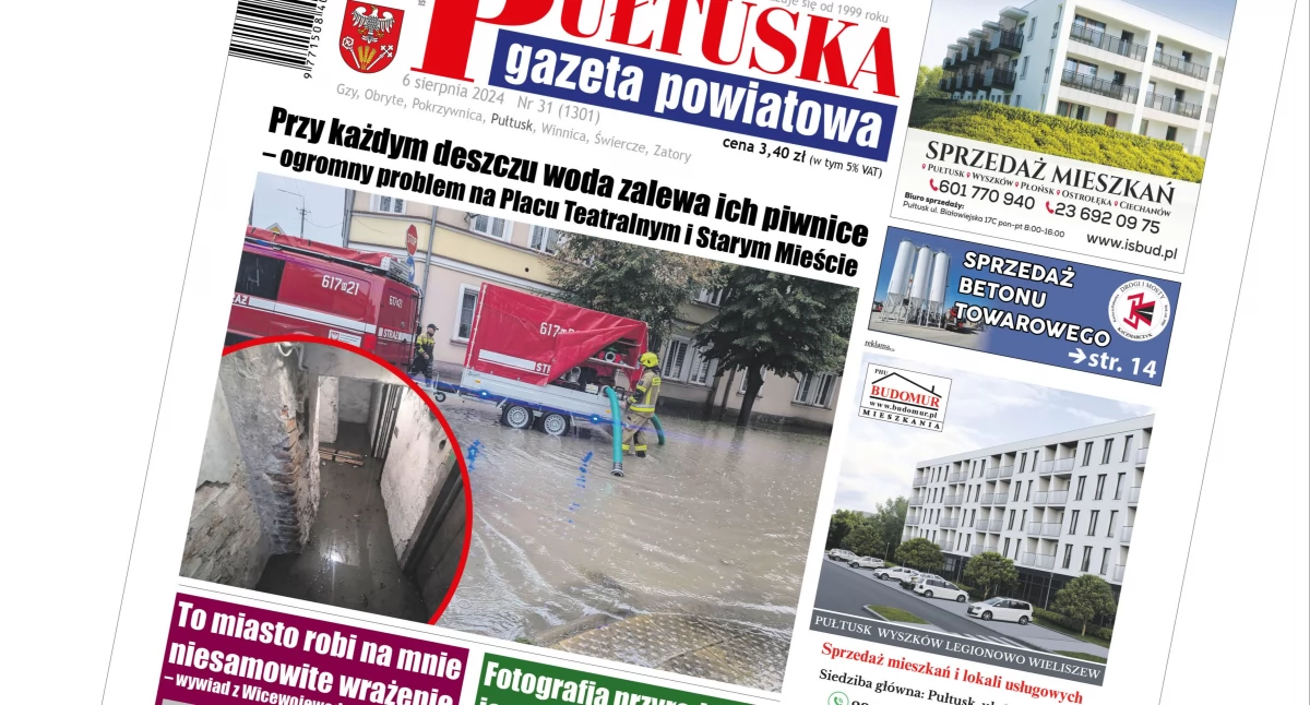 W aktualnym numerze PGP, numerze Pułtuskiej Gazety Powiatowej - zdjęcie, fotografia