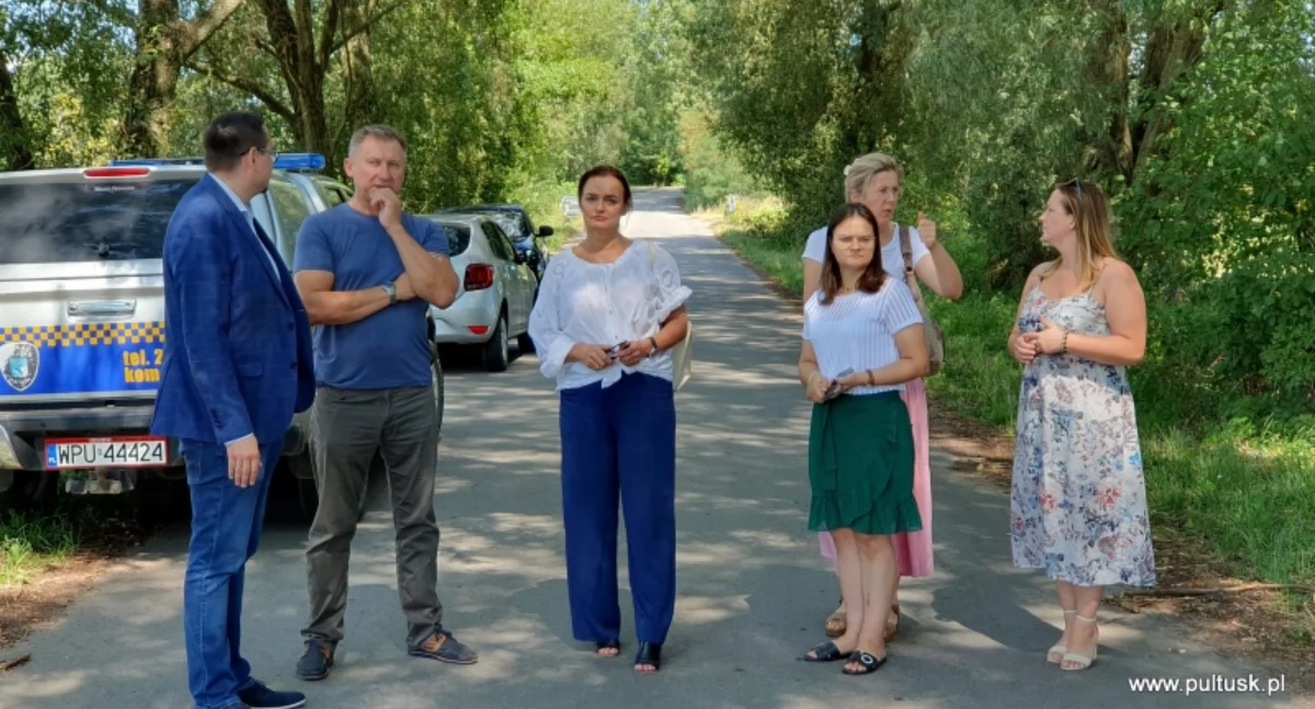 WIADOMOŚCI Z URZĘDU MIEJSKIEGO W PUŁTUSKU, Szybka interwencja Grominie - zdjęcie, fotografia