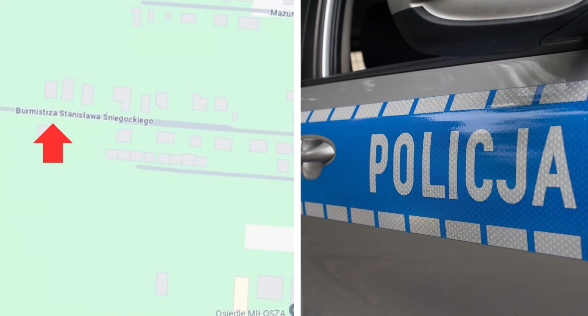Policja, Tragedia Śniegockiego Mężczyzna wypadł piętra komunikat policji - zdjęcie, fotografia