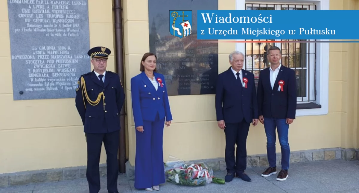 WIADOMOŚCI Z URZĘDU MIEJSKIEGO W PUŁTUSKU, Rocznica wyzwolenia Pułtuska - zdjęcie, fotografia