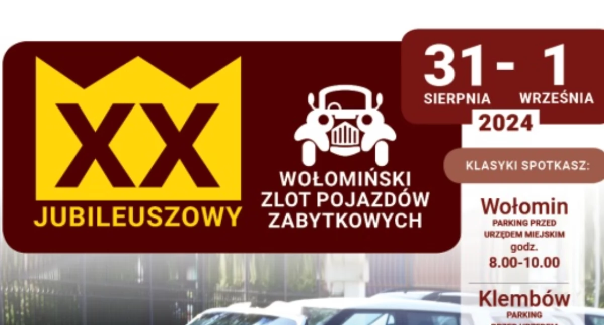 WIADOMOŚCI Z URZĘDU MIEJSKIEGO W PUŁTUSKU, Zapraszamy Jubileuszowy Wołomiński Pojazdów Zabytkowych - zdjęcie, fotografia