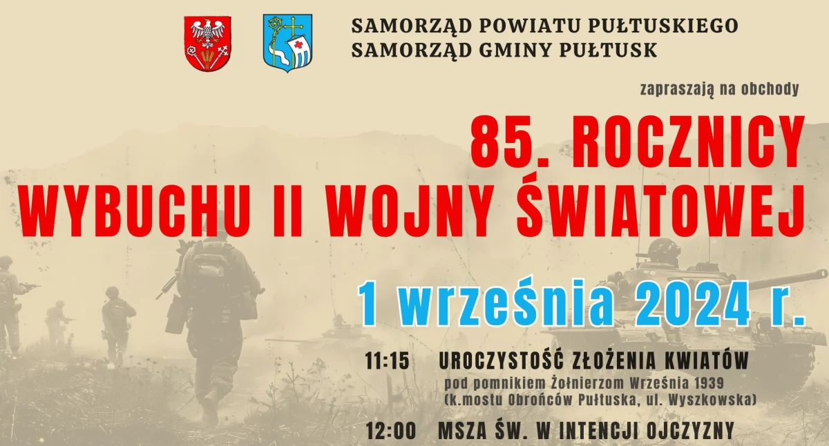 WIADOMOŚCI Z URZĘDU MIEJSKIEGO W PUŁTUSKU, Zaproszenie - zdjęcie, fotografia