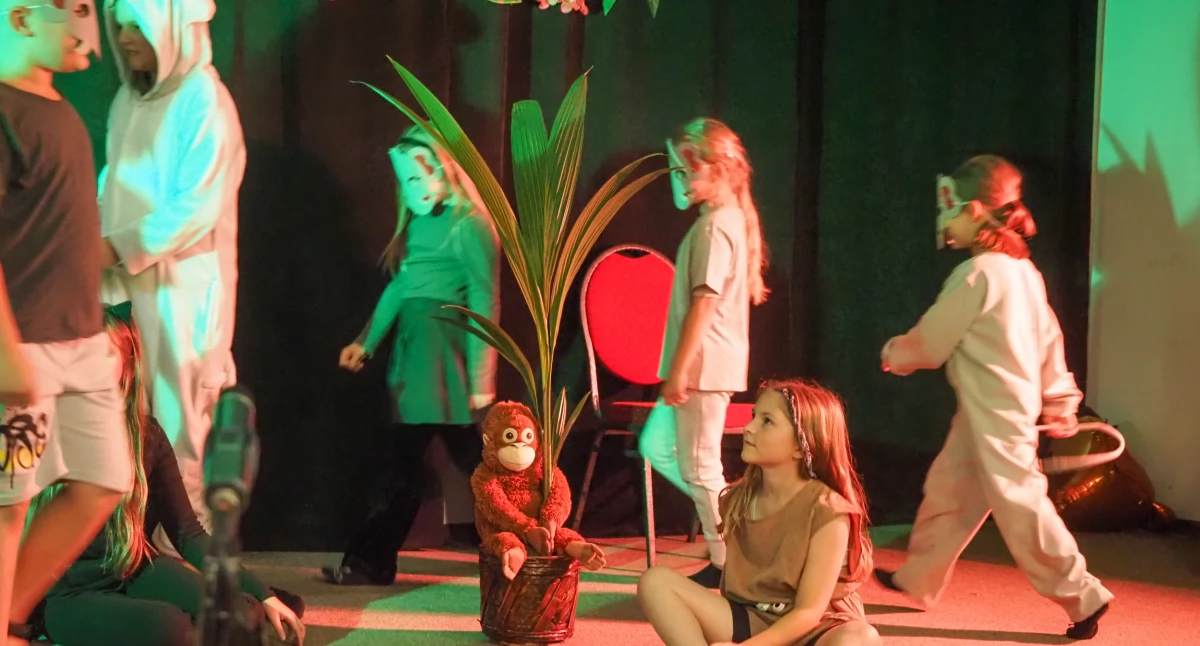 Wydarzenia, „Księga dżungli” deskach pułtuskiego teatru - zdjęcie, fotografia