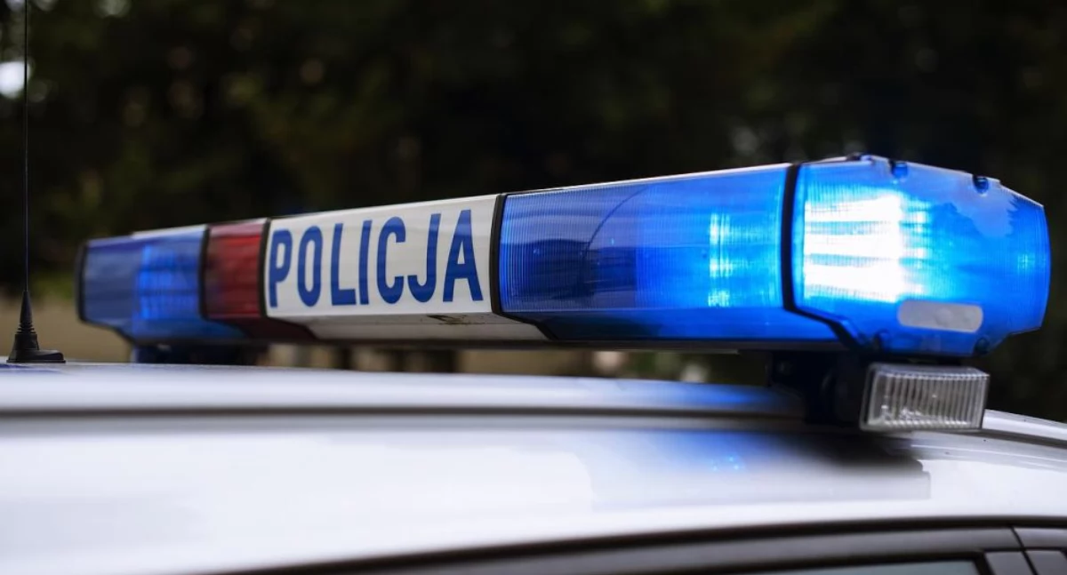 Policja, terenie zabudowanym Kobieta zatrzymana została Głodowie - zdjęcie, fotografia