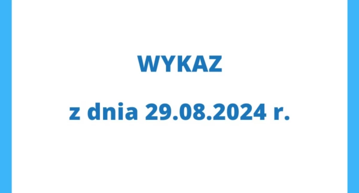 WIADOMOŚCI Z URZĘDU MIEJSKIEGO W PUŁTUSKU, WYKAZ - zdjęcie, fotografia