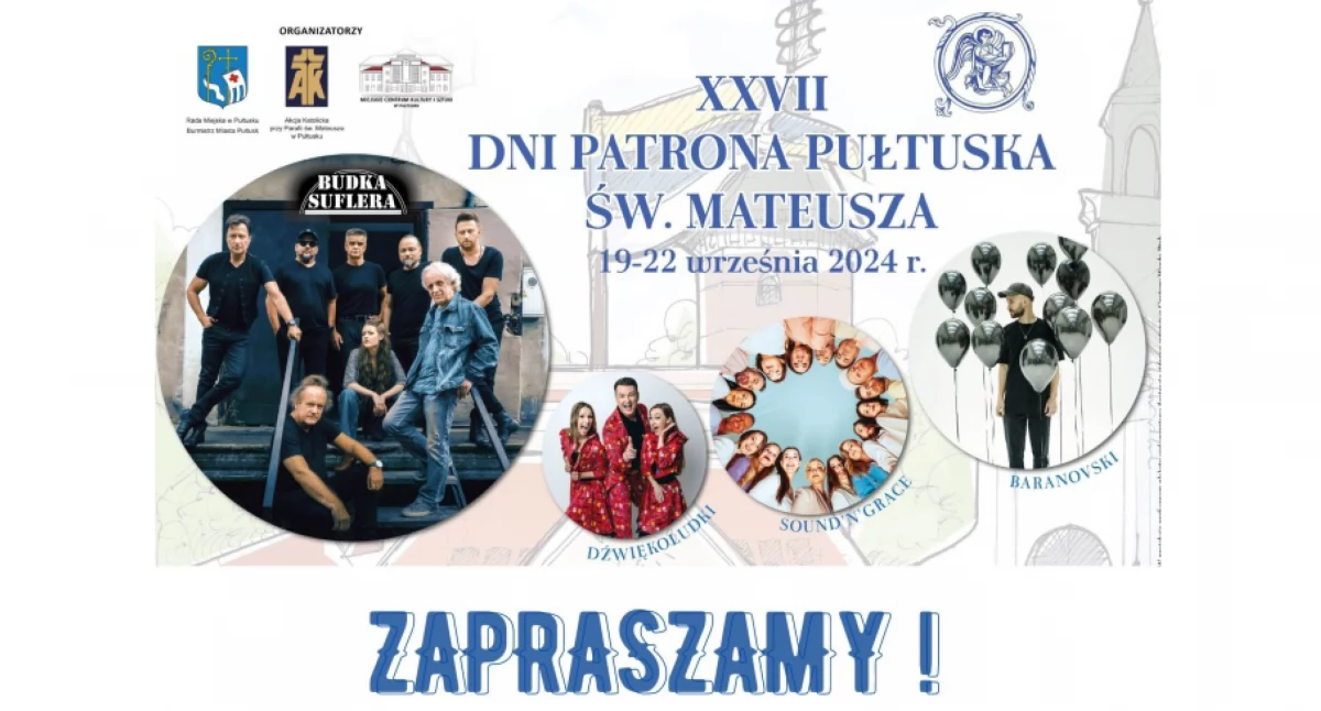 WIADOMOŚCI Z URZĘDU MIEJSKIEGO W PUŁTUSKU, Program XXVII Patrona Pułtuska Mateusza - zdjęcie, fotografia