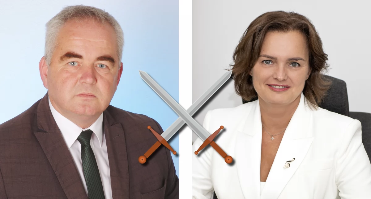 W polityce, Ostre starcie sesji - zdjęcie, fotografia