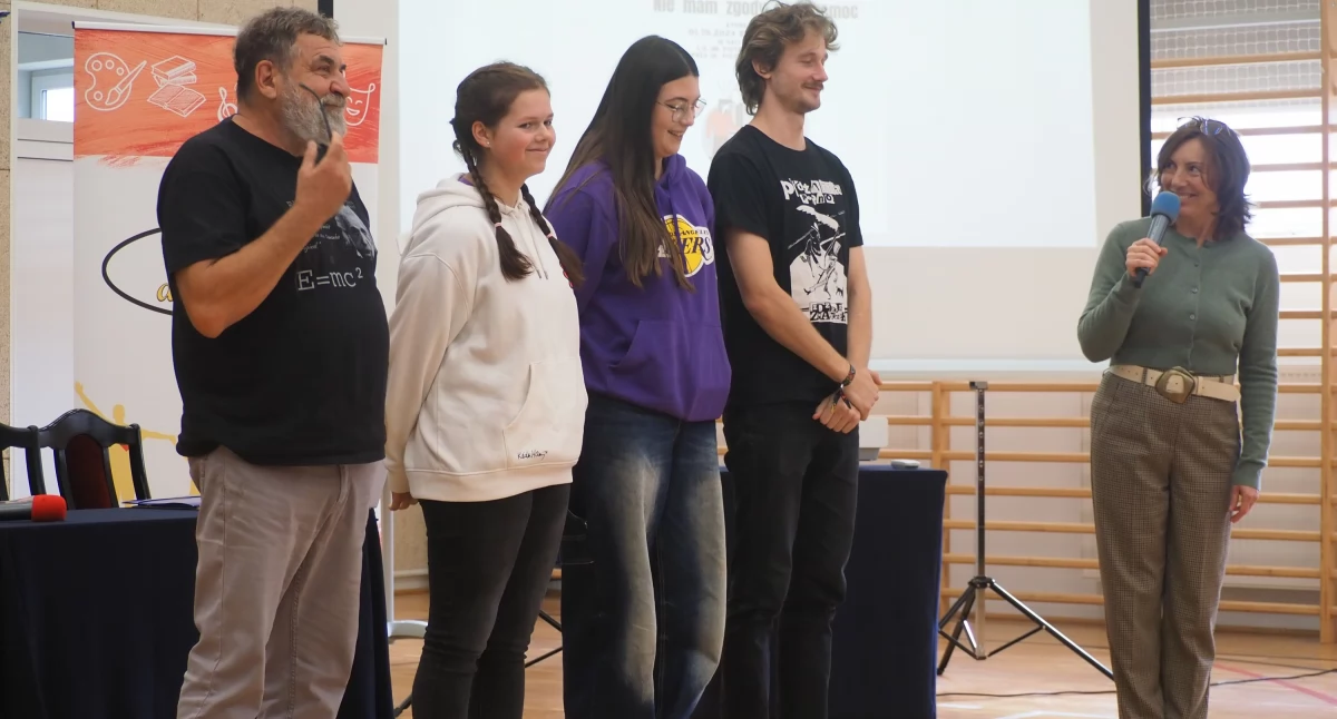 Edukacja, zgody przemoc warsztaty Art–Heart uczniów Skargi - zdjęcie, fotografia