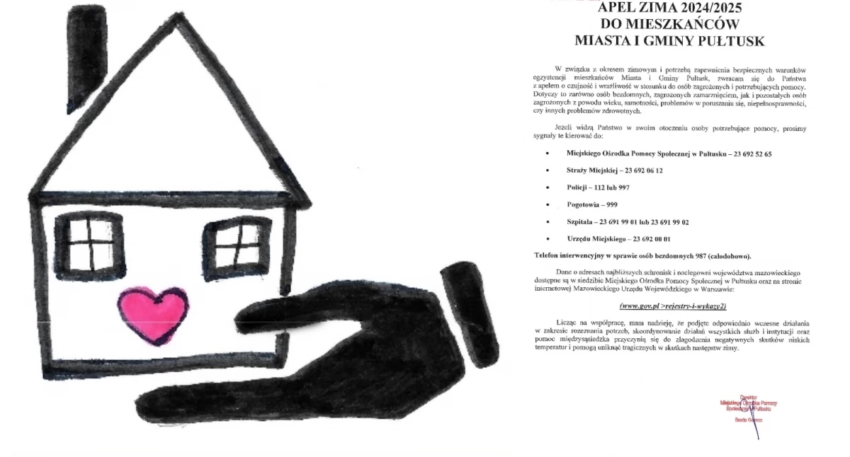 Społeczeństwo, bądź obojętny 2024/2025 mieszkańców miasta gminy Pułtusk - zdjęcie, fotografia