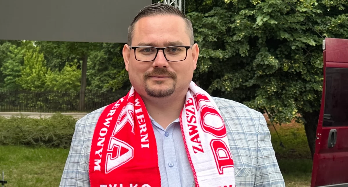 Kamil Szczepański w Eco Strefie kibica