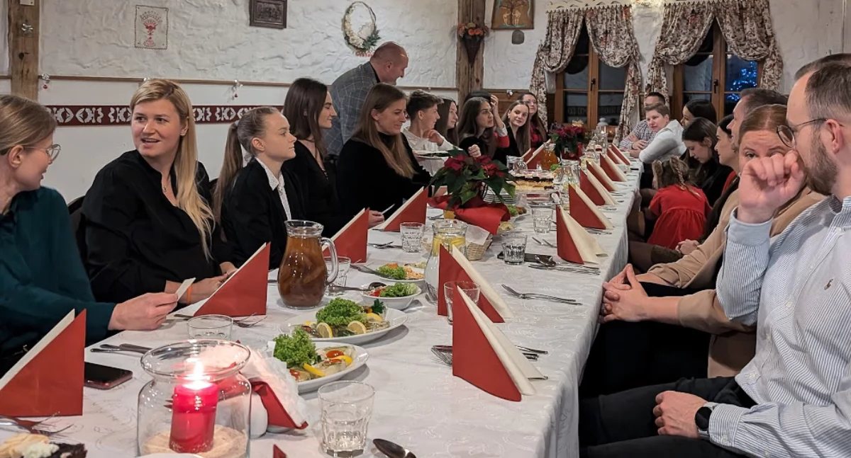 Piłka nożna, Wigilia Fuksiarek - zdjęcie, fotografia