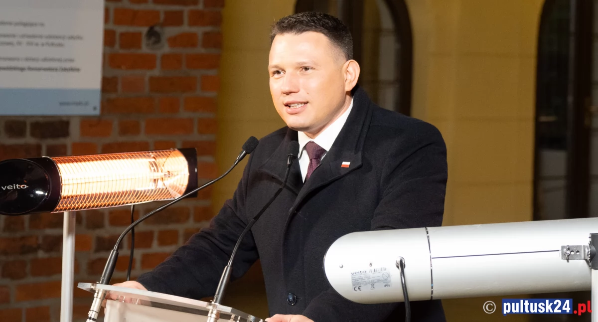 W polityce, Sławomir Mentzen Pułtusku - zdjęcie, fotografia