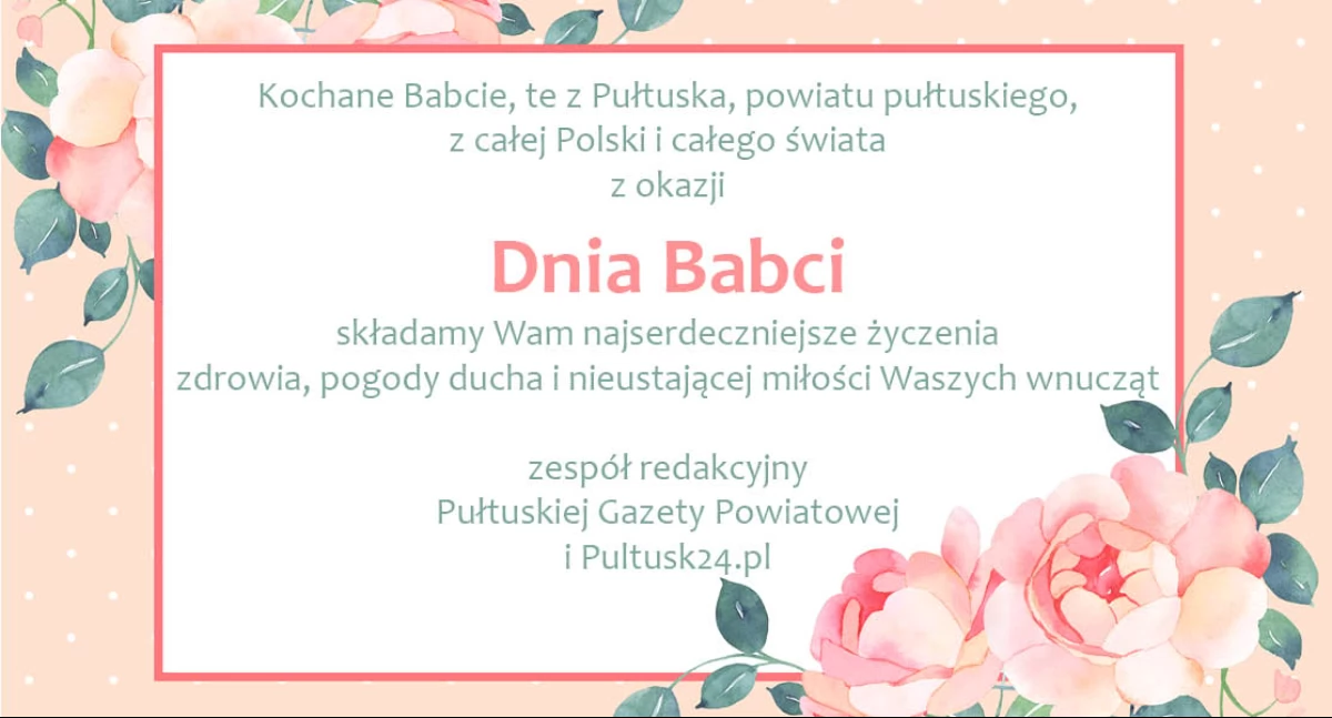 Podziękowania/Życzenia, Wszystkim Babciom życzymy przede wszystkim zdrowia! - zdjęcie, fotografia