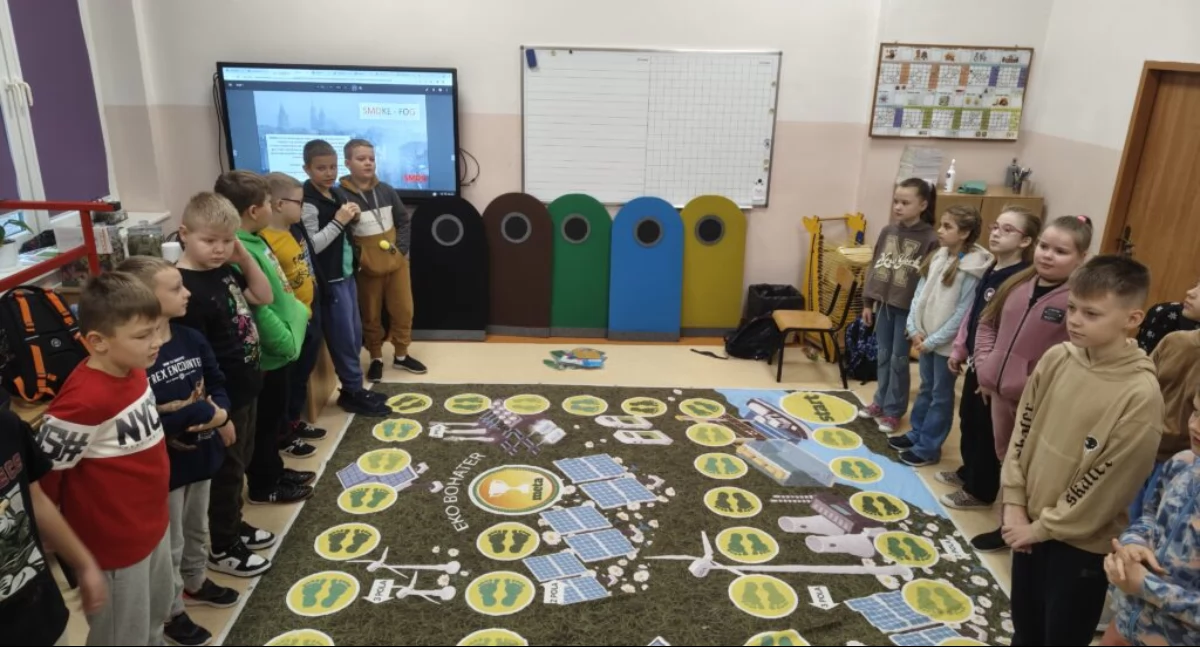 Edukacja, Akcja edukacyjna zakresie wiedzy zmianie klimatu ochrony zasobów wodnych - zdjęcie, fotografia