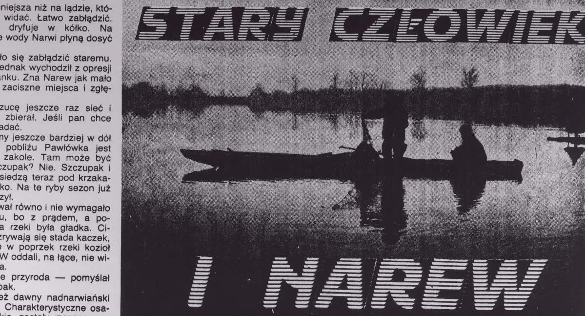 Historia, Stary człowiek Narew - zdjęcie, fotografia