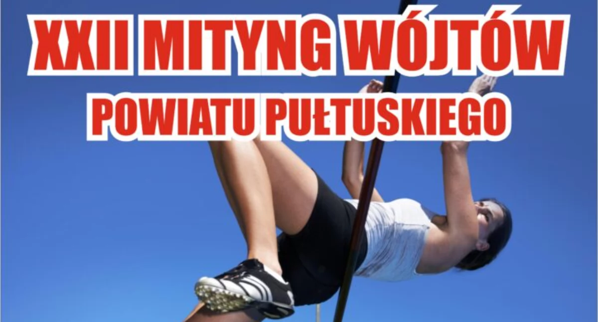Lekkoatletyka, Mityng Wójtów Powiatu Pułtuskiego zaproszenie - zdjęcie, fotografia