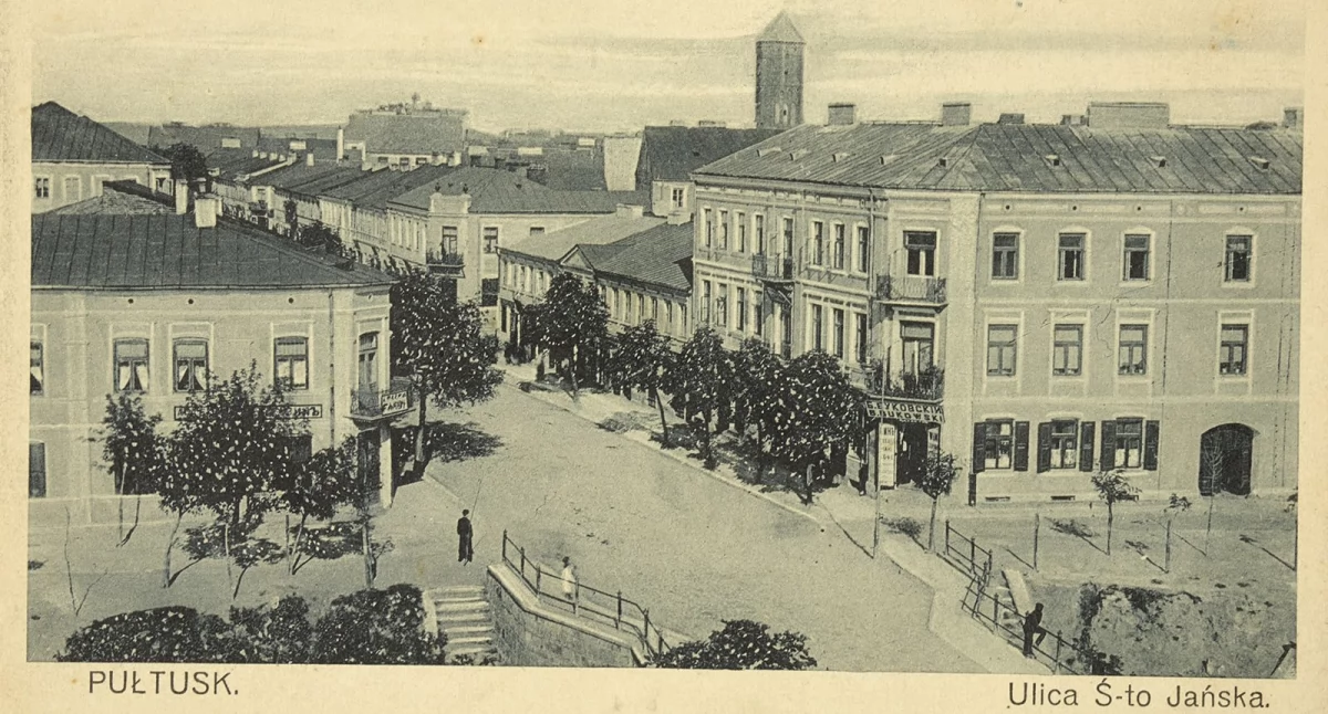 Pułtusk, ulica Świętojańska, lata 30. XX w.