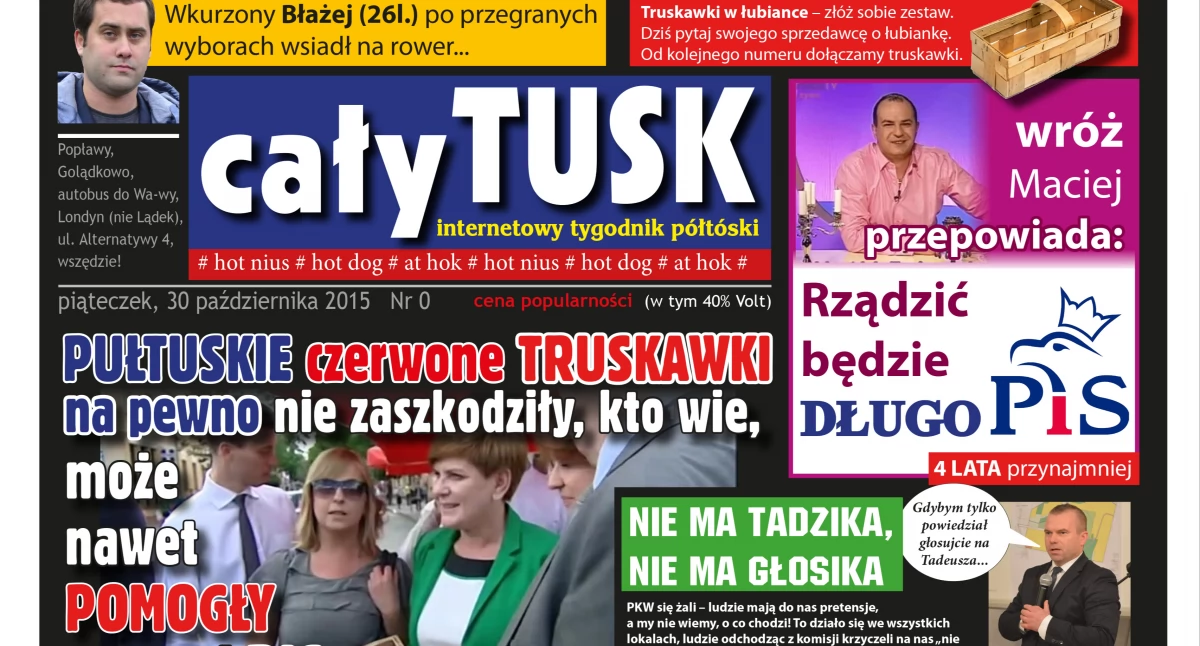 W polityce, Uwaga uwaga Cały może wrócić - zdjęcie, fotografia
