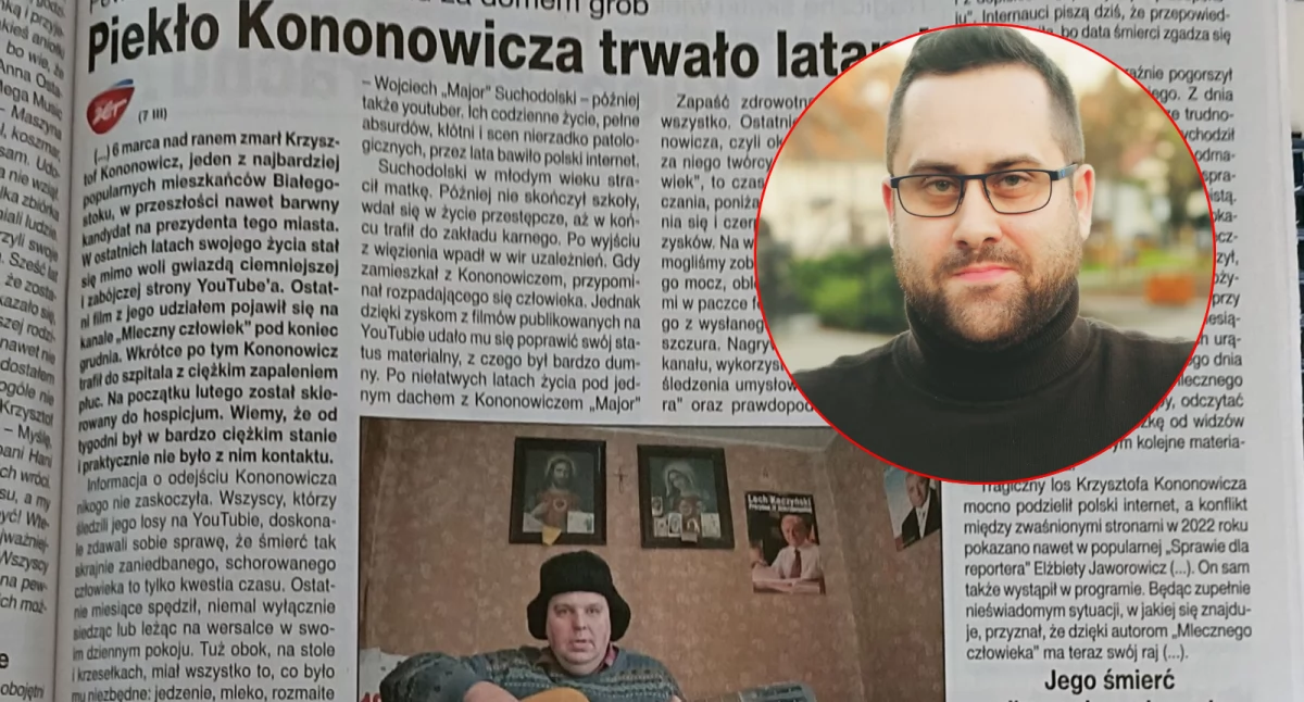 Ludzie, Reportaż Błażeja Makarewicza „Piekło Kononowicza trwało latami” tygodniku Angora - zdjęcie, fotografia