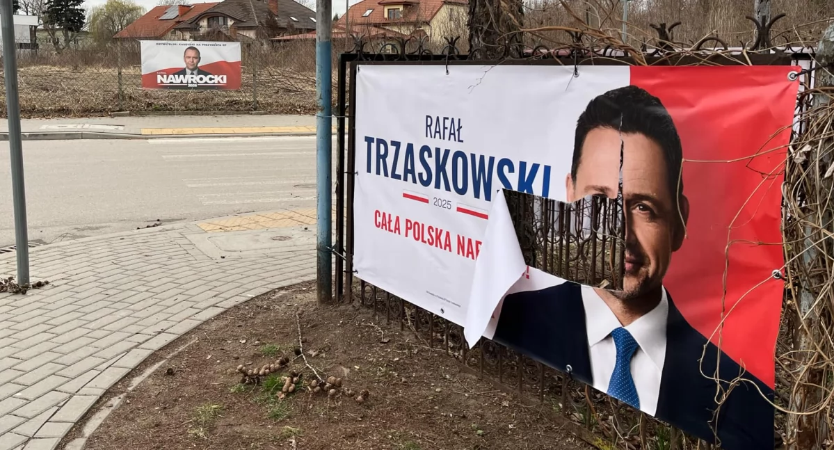 Wybory, Przedwyborczy wandalizm - zdjęcie, fotografia