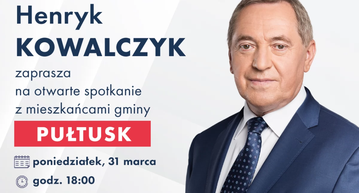 W polityce, Henryk Kowalczyk zaprasza otwarte spotkanie - zdjęcie, fotografia