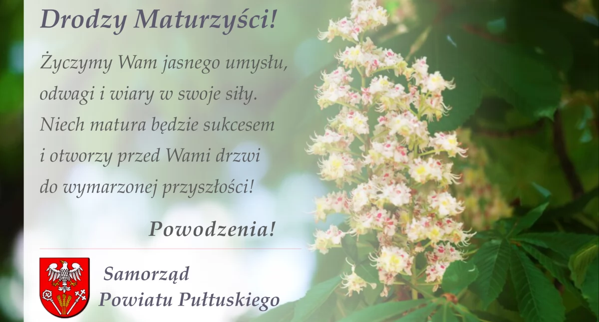 WIADOMOŚCI ZE STAROSTWA POWIATOWEGO, Życzenia - zdjęcie, fotografia