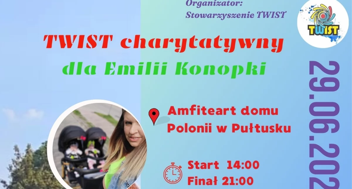 Pomoc, najbliższą niedzielę TWIST Emilii Konopki może zabraknąć! - zdjęcie, fotografia