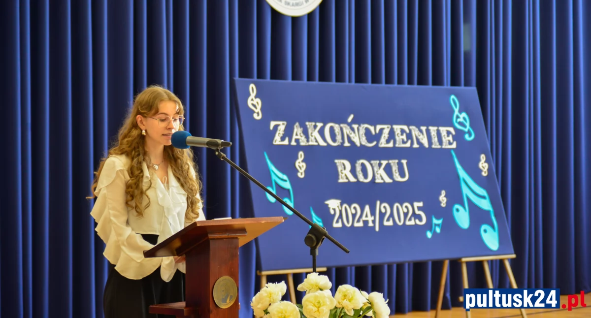 Szkoły średnie , Zakończenie szkolnego Liceum Ogólnokształcącym Piotra Skargi Pułtusku - zdjęcie, fotografia