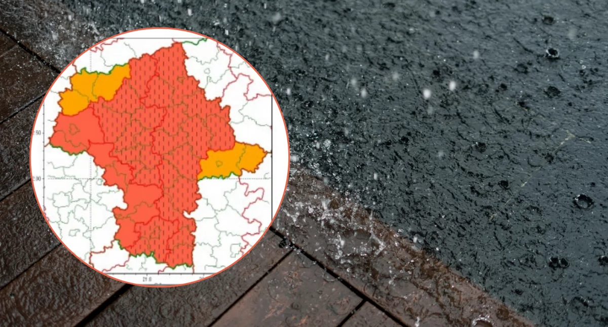 Pogoda, Ostrzeżenie meteorologiczne powiatów mazowieckiego - zdjęcie, fotografia
