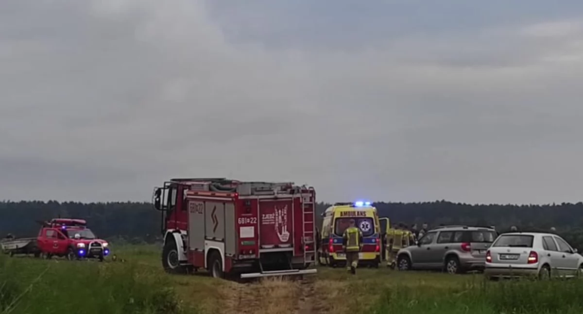Mężczyzna utonął w Bugu. Fot. OSP Zabrodzie