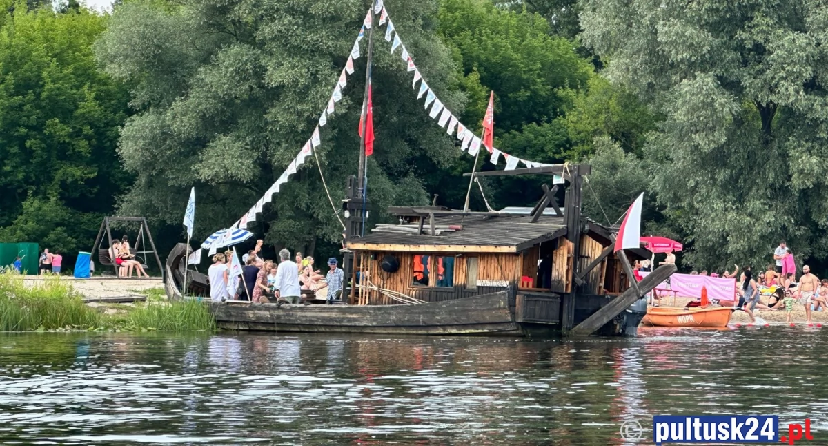Miasto, Mazowsza Retman znów Narwi Pułtusku! wakacyjna tradycja - zdjęcie, fotografia