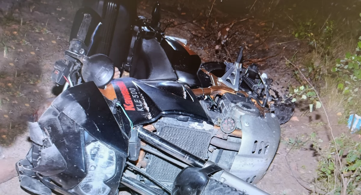 Wypadki, Kolejna tragedia sąsiadów Zginął letni motocyklista - zdjęcie, fotografia