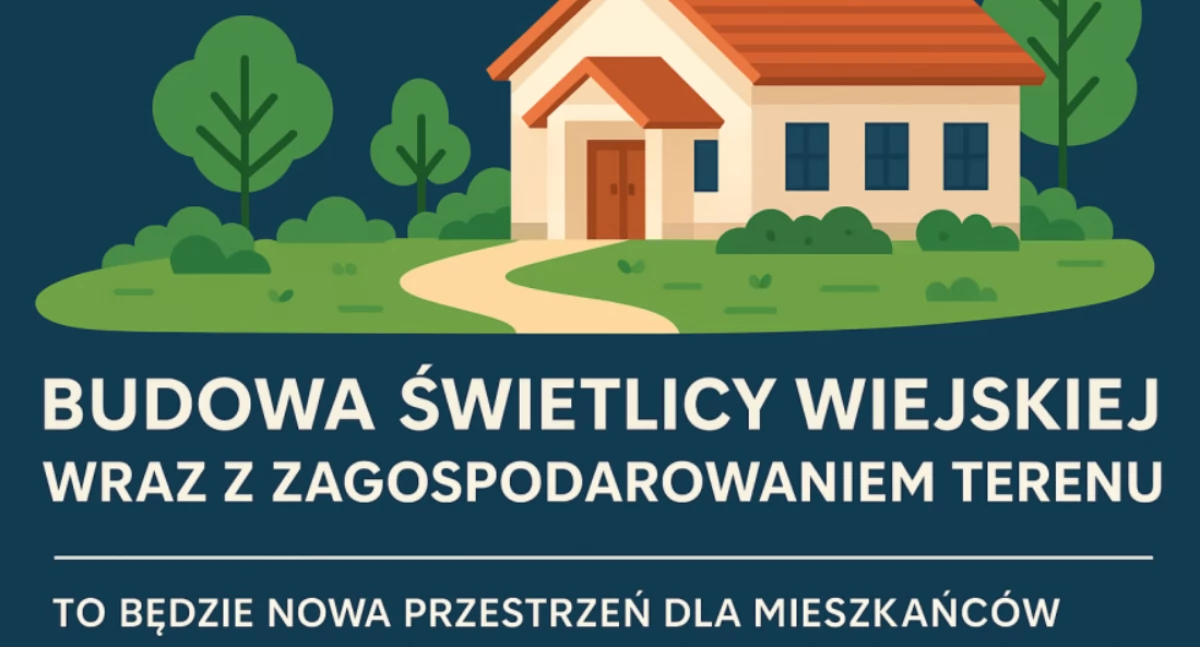 Gminy, Powstanie kolejna świetlica wiejska - zdjęcie, fotografia