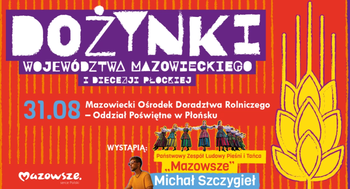 MAZOWSZE, Dożynki Województwa Mazowieckiego Płońsku - zdjęcie, fotografia