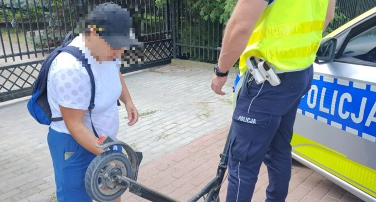 Policja, Ruszyła policyjna akcja HULAJNOGA ROWER LOKALNIE” - zdjęcie, fotografia