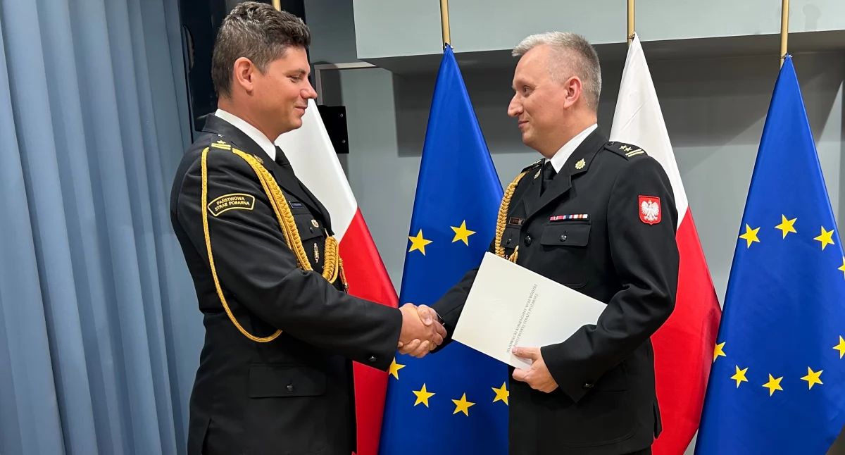 Straż Pożarna, Konrad Chrzanowski Zastępcą Komendanta Powiatowego Pułtusku - zdjęcie, fotografia