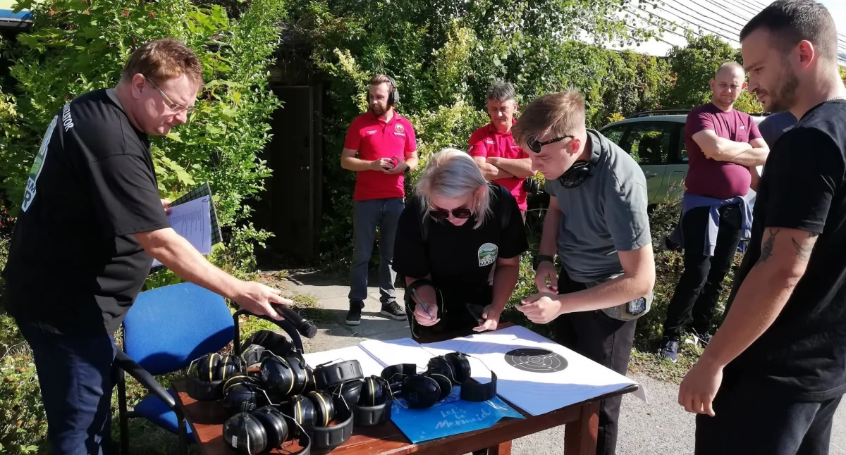 Strzelectwo, Drużynowe Mistrzostwa Pułtuska Strzelectwie dziewiąty - zdjęcie, fotografia