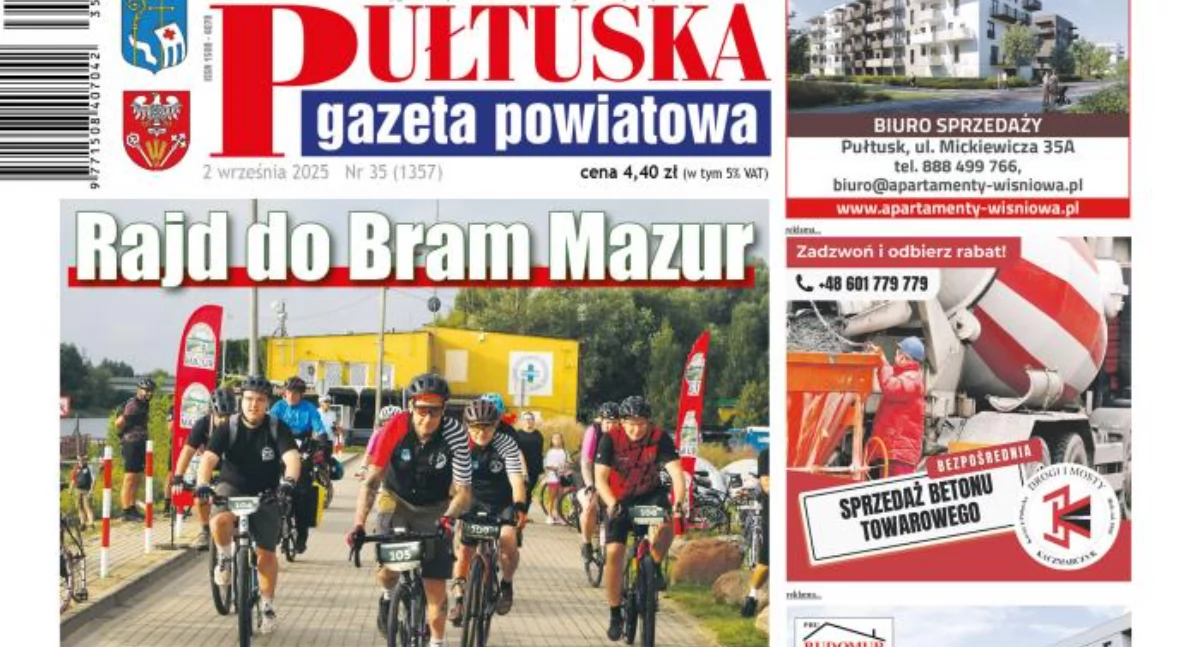 Wydarzenia, Musicie mieć! Gazeta pamiątkę edycji Rajdu Mazur! - zdjęcie, fotografia