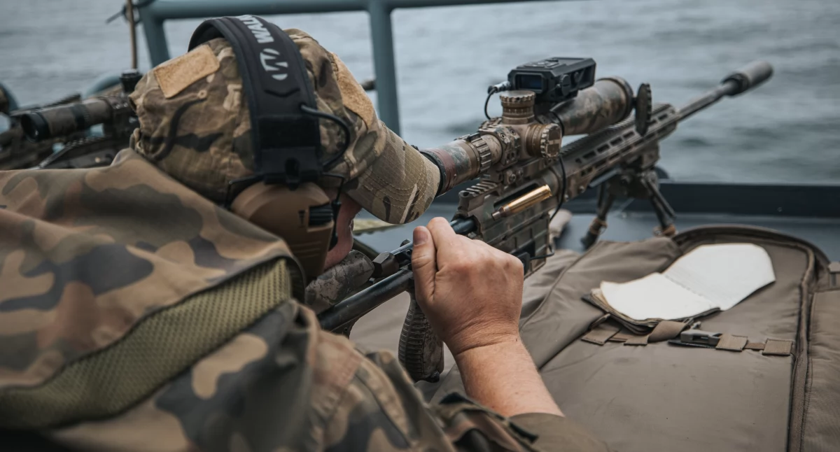 Wojsko, Balticum Sniper Challenge Snajperzy Mazowieckiej Brygady pokładzie „Gen Tadeusz Kościuszko” - zdjęcie, fotografia