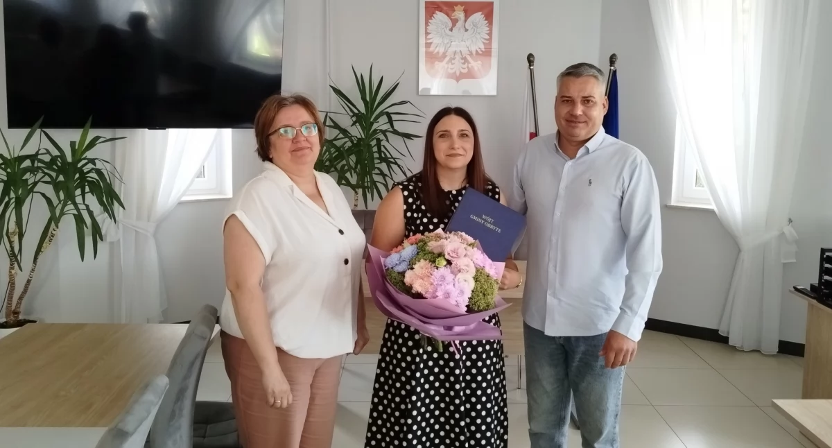 Gminy, Awans nauczyciela mianowanego gminie Obryte - zdjęcie, fotografia