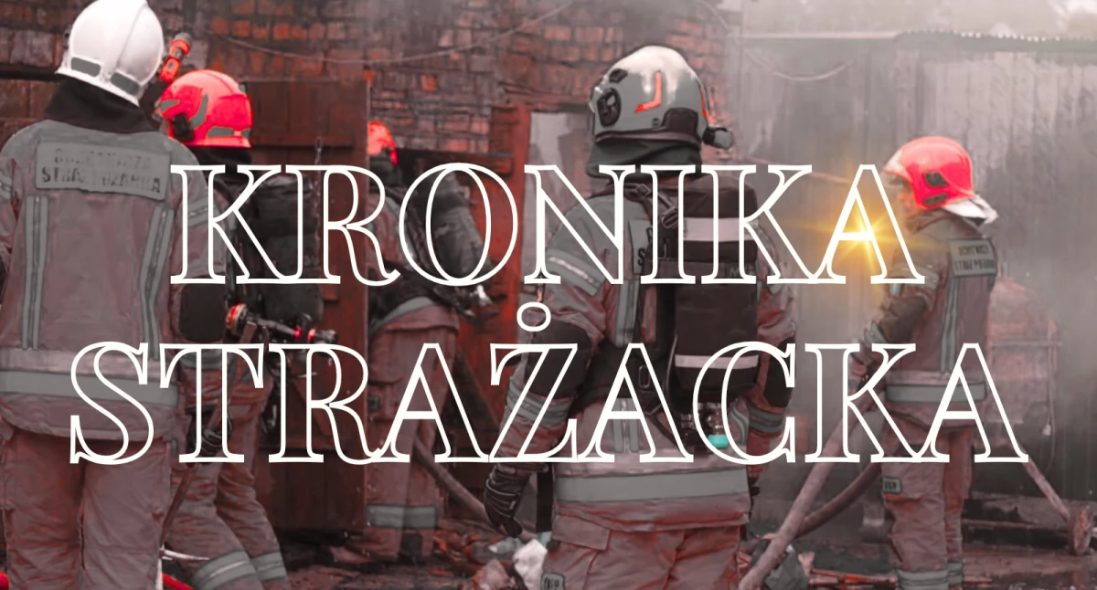 Kronika strażacka, Ewakuacja mieszkańców bloku Mickiewicza zdarzenia strażackiej kroniki - zdjęcie, fotografia