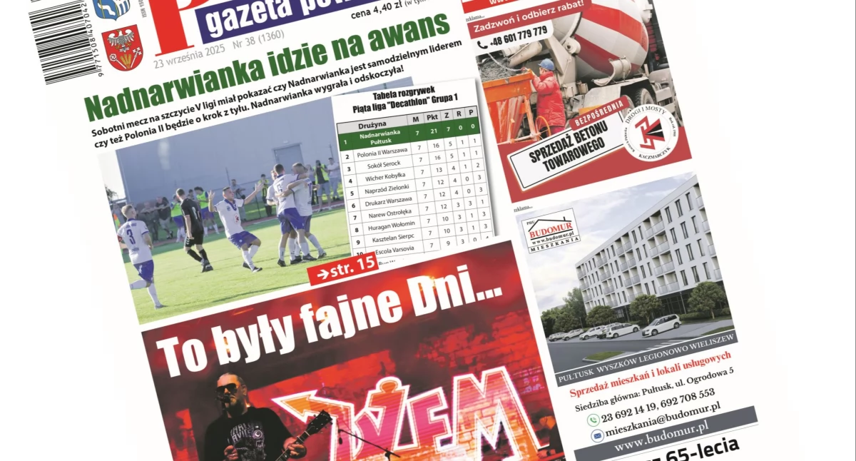 WIADOMOŚCI Z URZĘDU MIEJSKIEGO W PUŁTUSKU, numerze Pułtuskiej Gazety Powiatowej - zdjęcie, fotografia