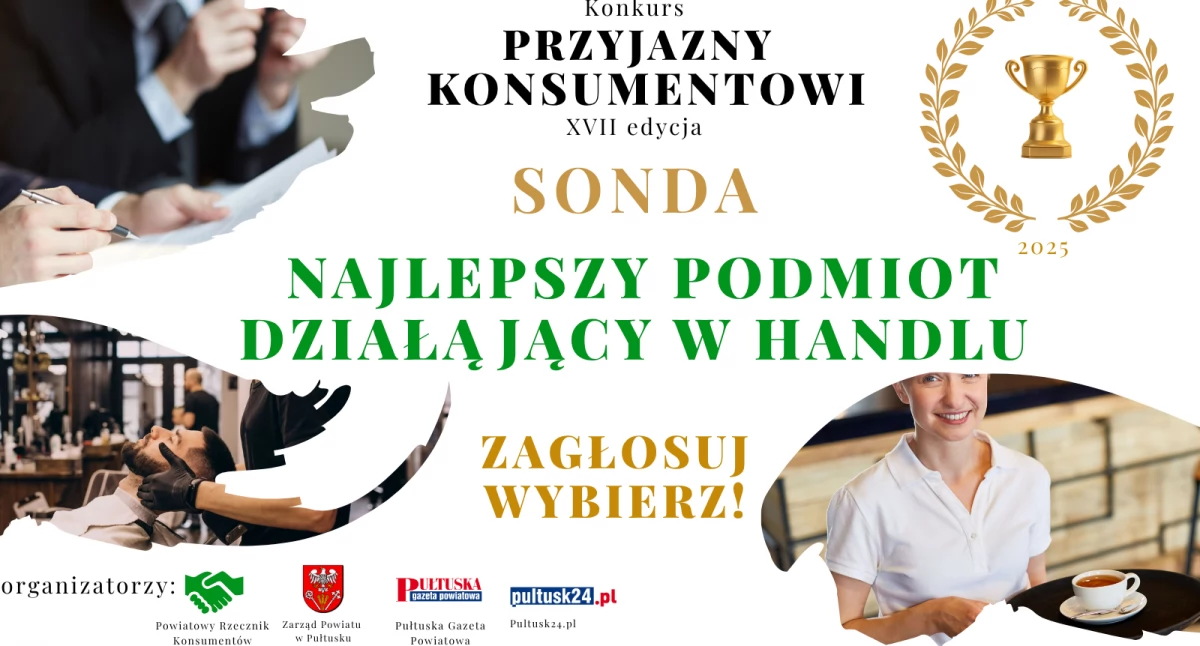 Wybierzecie NAJLEPSZY PODMIOT DZIAŁAJĄCY W HANDLU w całym powiecie!