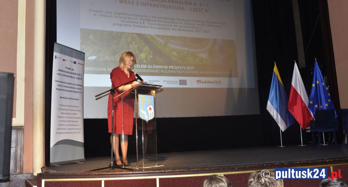 Miasto, Konferencja sprawie pułtuskich kanałków - zdjęcie, fotografia