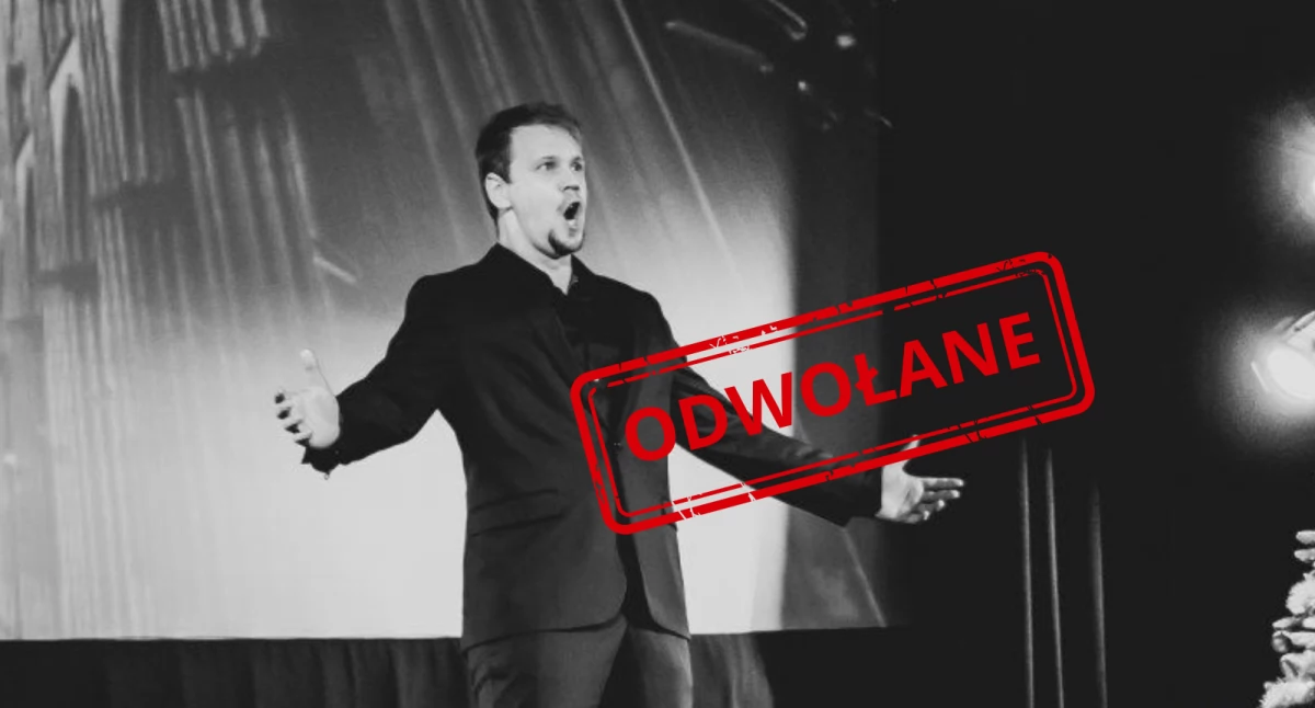 Koncert Łukasza Zientarskiego odwołany. Szkoda...