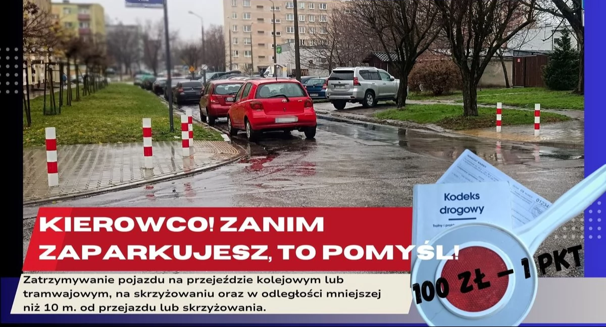 Policja zwiększyła liczbę patroli w miejscach szczególnie narażonych na nieprawidłowe parkowanie