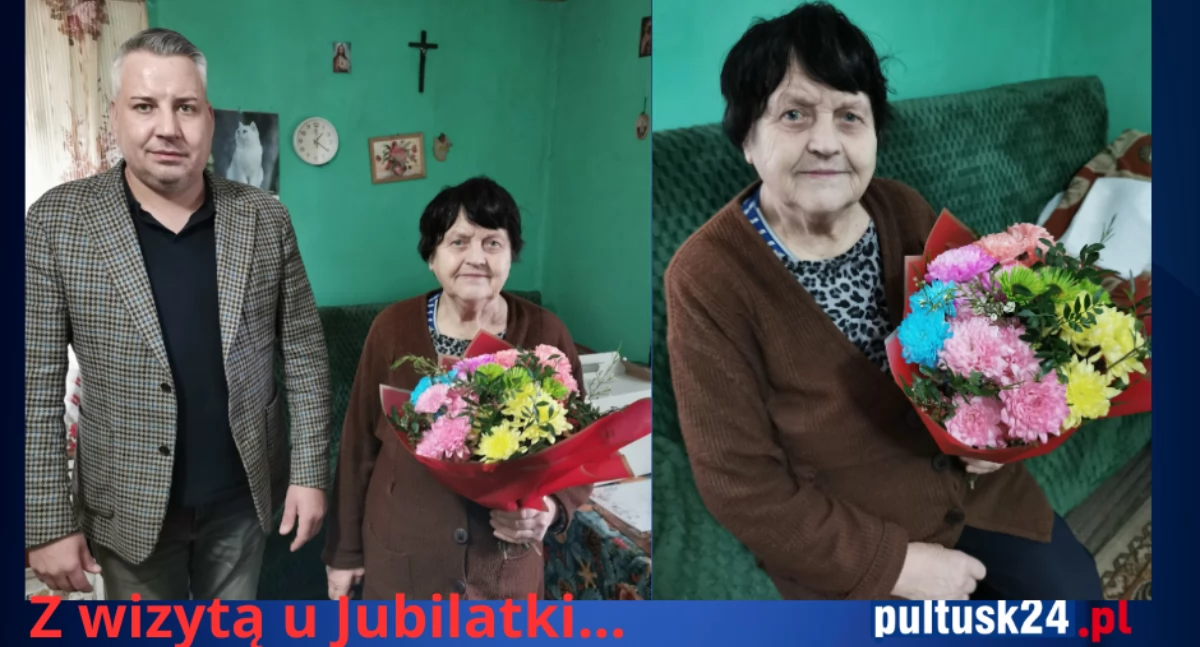 Społeczeństwo, Wójt wizytą letniej Jubilatki Gmina Obryte pamięta seniorach - zdjęcie, fotografia