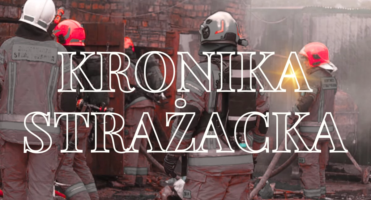 Kronika strażacka, Tydzień liczbach akcji straży pożarnej - zdjęcie, fotografia